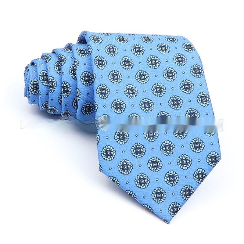 Men's Printed Work Tie - Stylish Polyester Bow Tie with Geometric Design - Buy Center