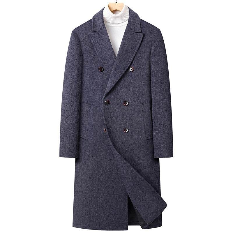 Elegant Double Breasted Wool Coat - Warm Stylish Winter Fashion 2025 - Buy Center
