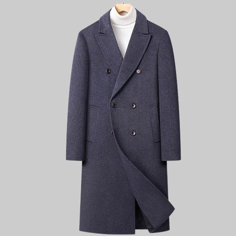 Elegant Double Breasted Wool Coat - Warm Stylish Winter Fashion 2025 - Buy Center