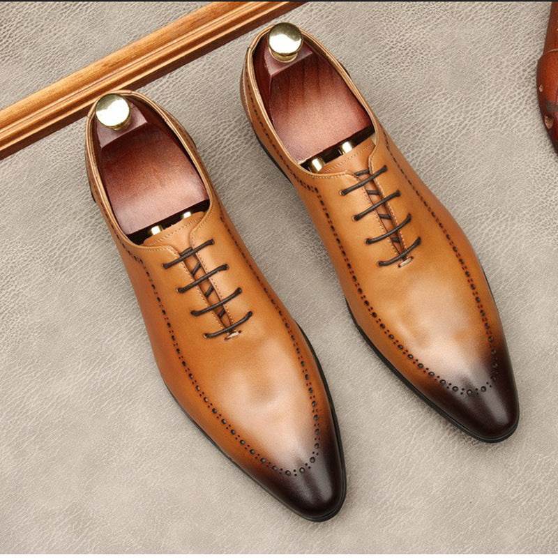 Buycenter Men's Cowhide Business Shoes - Stylish Formal Footwear - Buy Center