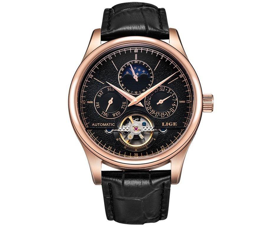 Buycenter Men's Waterproof Mechanical Watch - Stylish 42mm Dial & Month Display - Buy Center