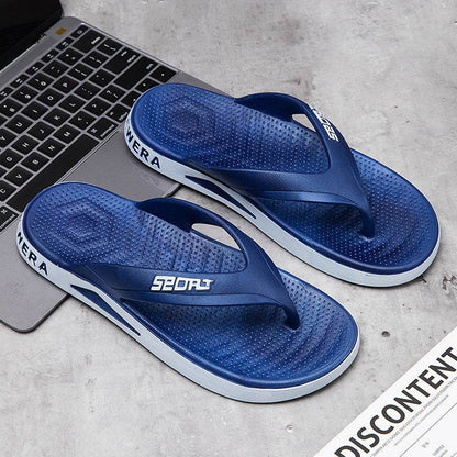 Buycenter Men's Non-slip Flip-Flops - Stylish Open Toe Sandals for Outdoors - Buy Center