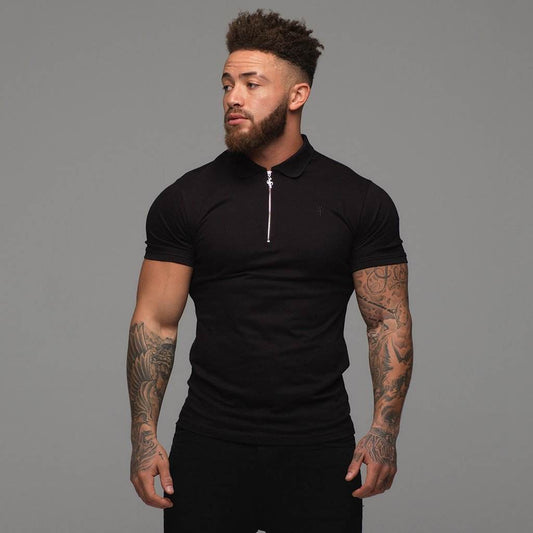 Buycenter Men's Fitness Tops - Striped Outdoor Sports Apparel for Comfort - Buy Center