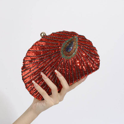 Women's Vintage Beaded One-Shoulder Handbag - Elegant Crossbody Style - Buy Center