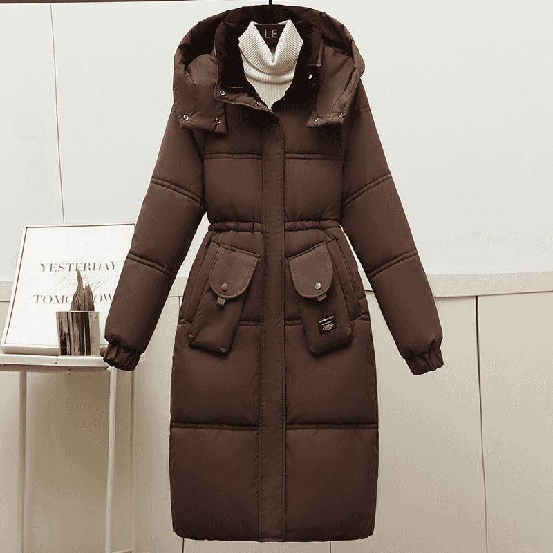 Women's Plus Size Cotton Padded Jacket - Stylish Overknee Winter Coat - Buy Center