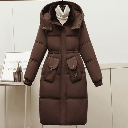 Women's Plus Size Cotton Padded Jacket - Stylish Overknee Winter Coat - Buy Center