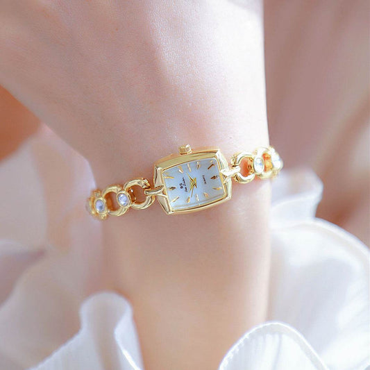 Buycenter Fashion Quartz Watch - Elegant Diamond Bracelet for Women - Buy Center