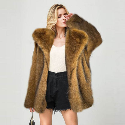 Buycenter Fall Winter Fashion Mid-Length Coat Set - Warm Women's Jacket - Buy Center