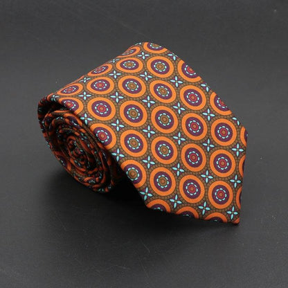 Super Soft Bohemian Silk Ties - Stylish 75mm Neckties for Any Occasion - Buy Center