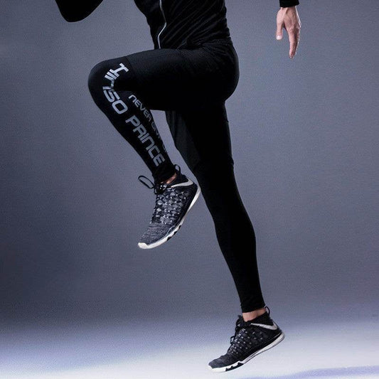 Men's High Elastic Sports Pants - Quick Dry Fitness Bottoms for Activewear - Buy Center