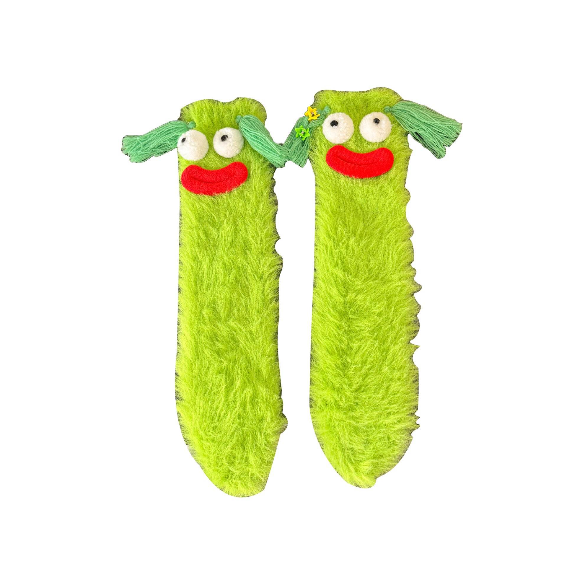 Funny Plush Thermal Mid-Calf Socks for Women - Cozy & Stylish Designs - Buy Center