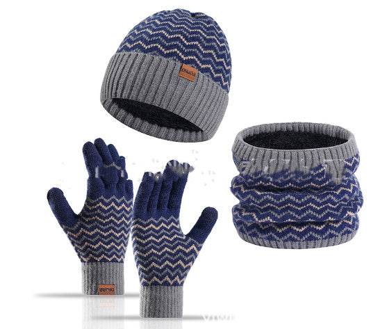 Men's Winter Warm Neck Warmer Hat - Stylish Knitted Beanie for Cold Weather - Buy Center