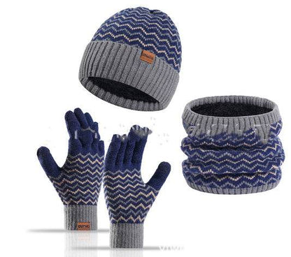 Men's Winter Warm Neck Warmer Hat - Stylish Knitted Beanie for Cold Weather - Buy Center