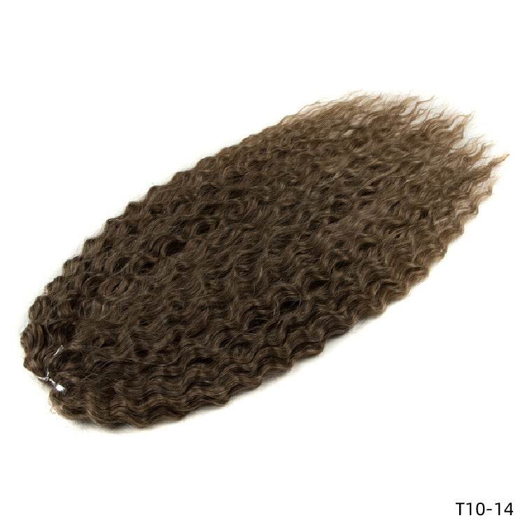 Chemical Fiber Water Ripple Crochet Curls - Stylish Synthetic Hair Extensions - Buy Center