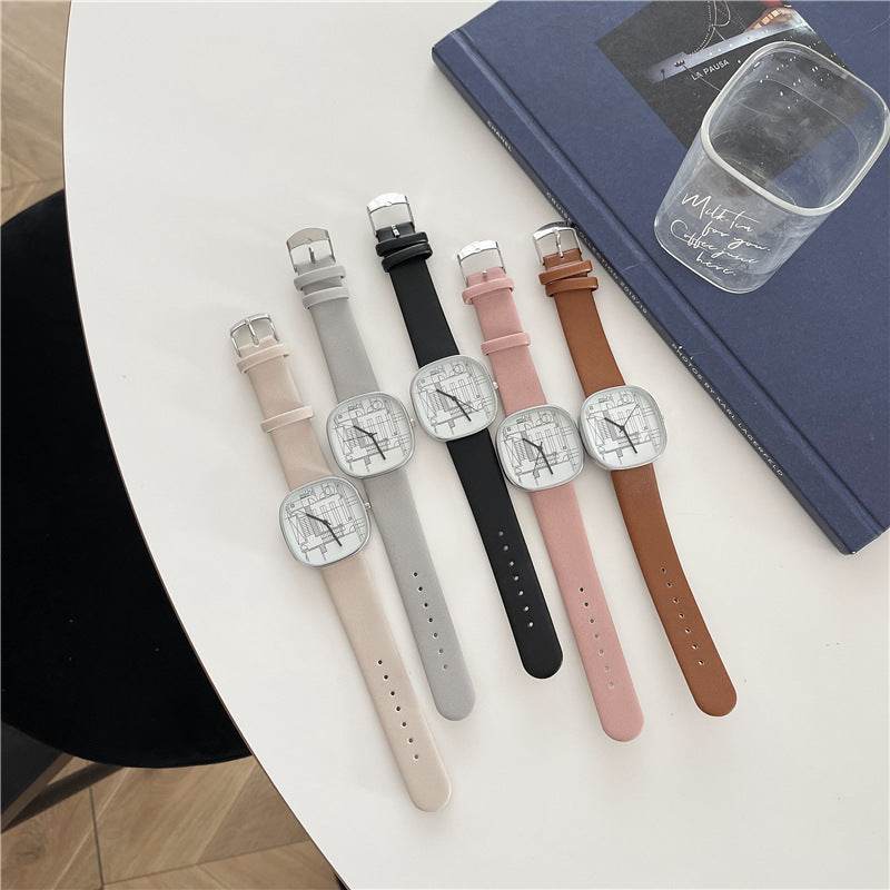 Leisure Milk Sugar Square Women's Watch - Stylish Sports Timepiece 2025 - Buy Center