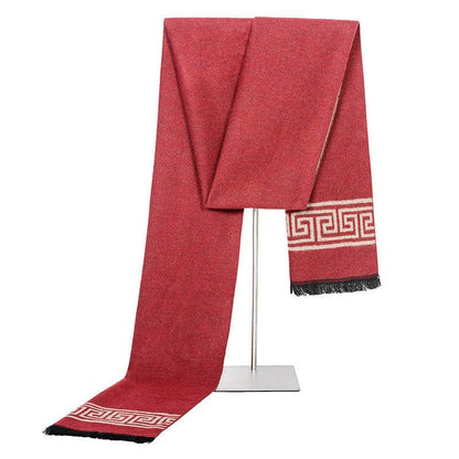 Men's Fashion Simple Brushed Warm Scarf - Premium Stylish Accessory 2025 - Buy Center