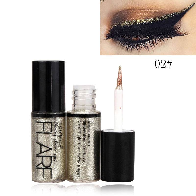 Waterproof Shine Eyeliner - Long-Lasting Vivid Color for Day & Night - Buy Center