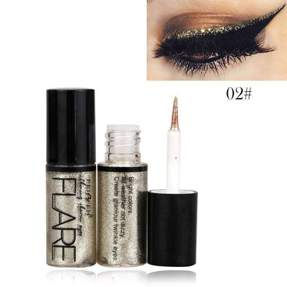 Waterproof Shine Eyeliner - Long-Lasting Vivid Color for Day & Night - Buy Center