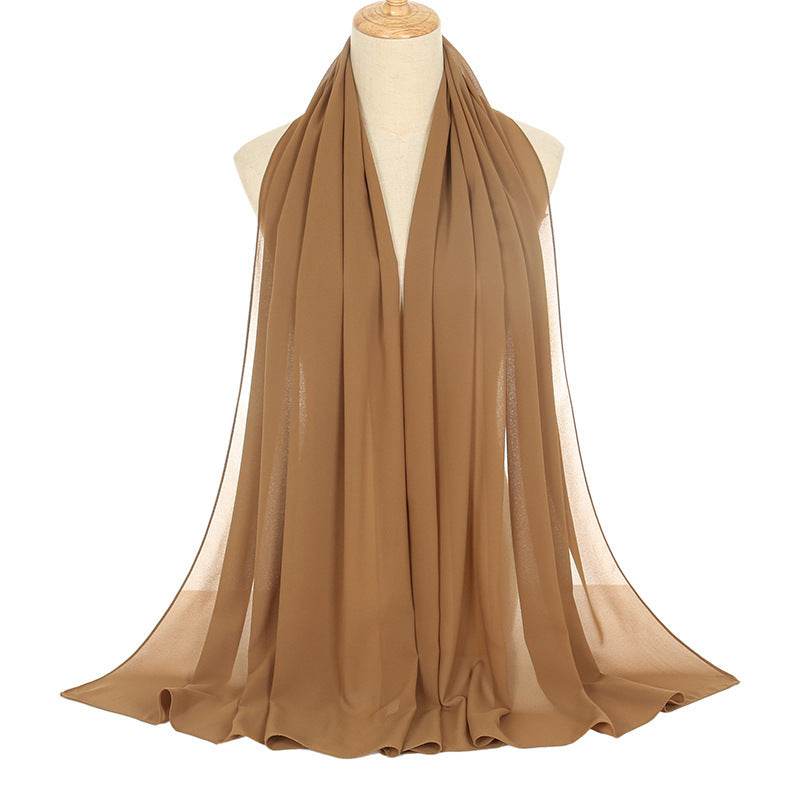 Pearl Chiffon Bubble Scarf - Women's Lightweight Summer Elegance - Buy Center