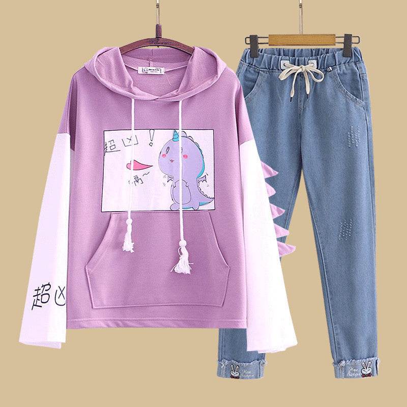 Stylish College Girls' Loose Suit - Trendy School Outfit for 2025 - Buy Center