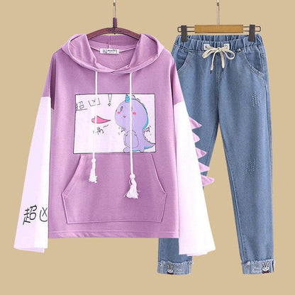 Stylish College Girls' Loose Suit - Trendy School Outfit for 2025 - Buy Center