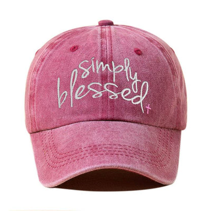 Simply Blessed Wide Brim Cap - Stylish Sunshade Accessory for Women - Buy Center