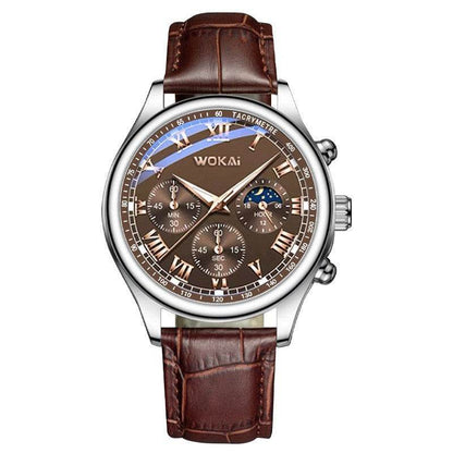 Buy Center Quartz Sport Watch - Casual Leather Belt for Men - Buy Center