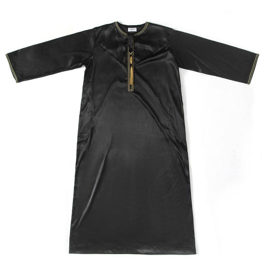 Ethnic Stitching Contrast Color Men's Robe - Trendy Stylish Comfort - Buy Center