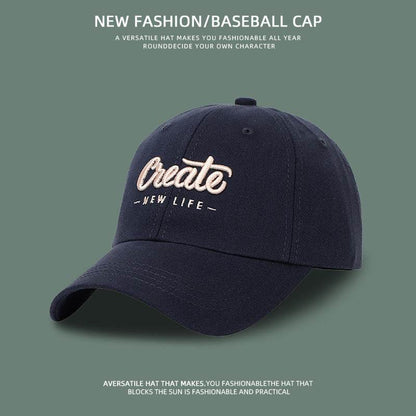 Korean Cotton Women's Hat - Adjustable & Stylish for Year-Round Wear - Buy Center