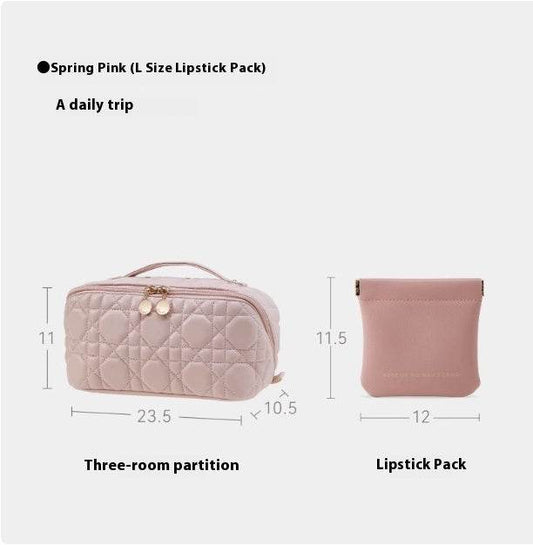 Portable Travel Makeup Bag - Stylish PU Leather for Professionals 2025 - Buy Center