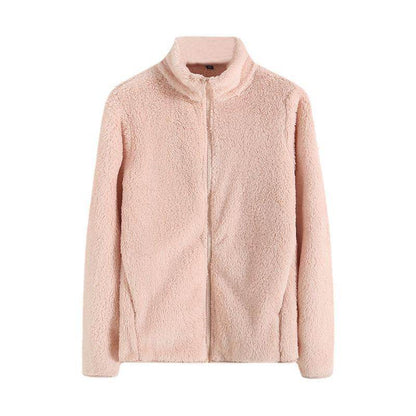 Women's Long Fleece Cardigan Coat - Stylish Zipper & Cozy Warmth - Buy Center