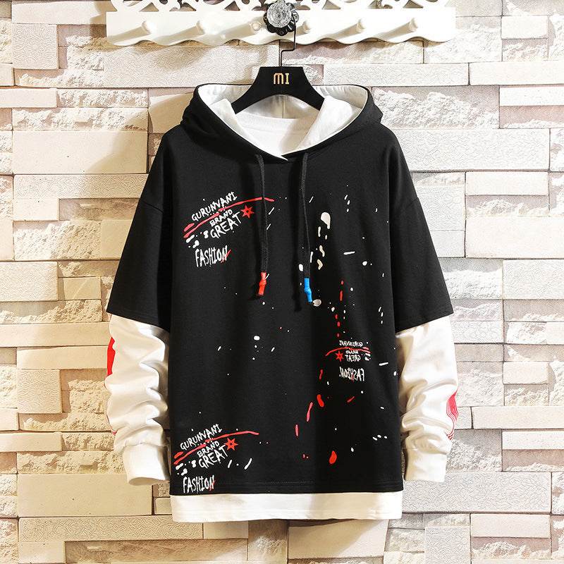 Buycenter Geometric Hoodie Sweatshirt - Comfortable Cotton Blend Fabric - Buy Center