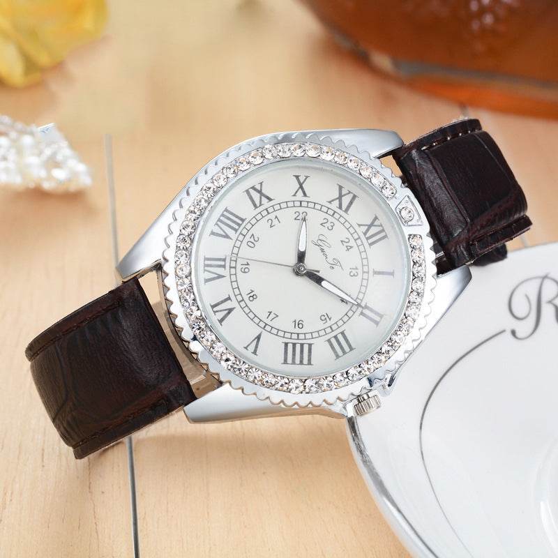 Fashion Belt Roman Scale Gear Watch - Stylish Quartz Bracelet for Women - Buy Center