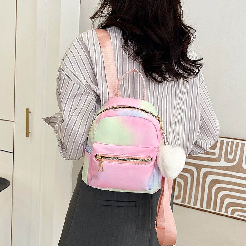 Large Capacity Nylon Backpack - Stylish Candy Colors for Boys 2025 - Buy Center