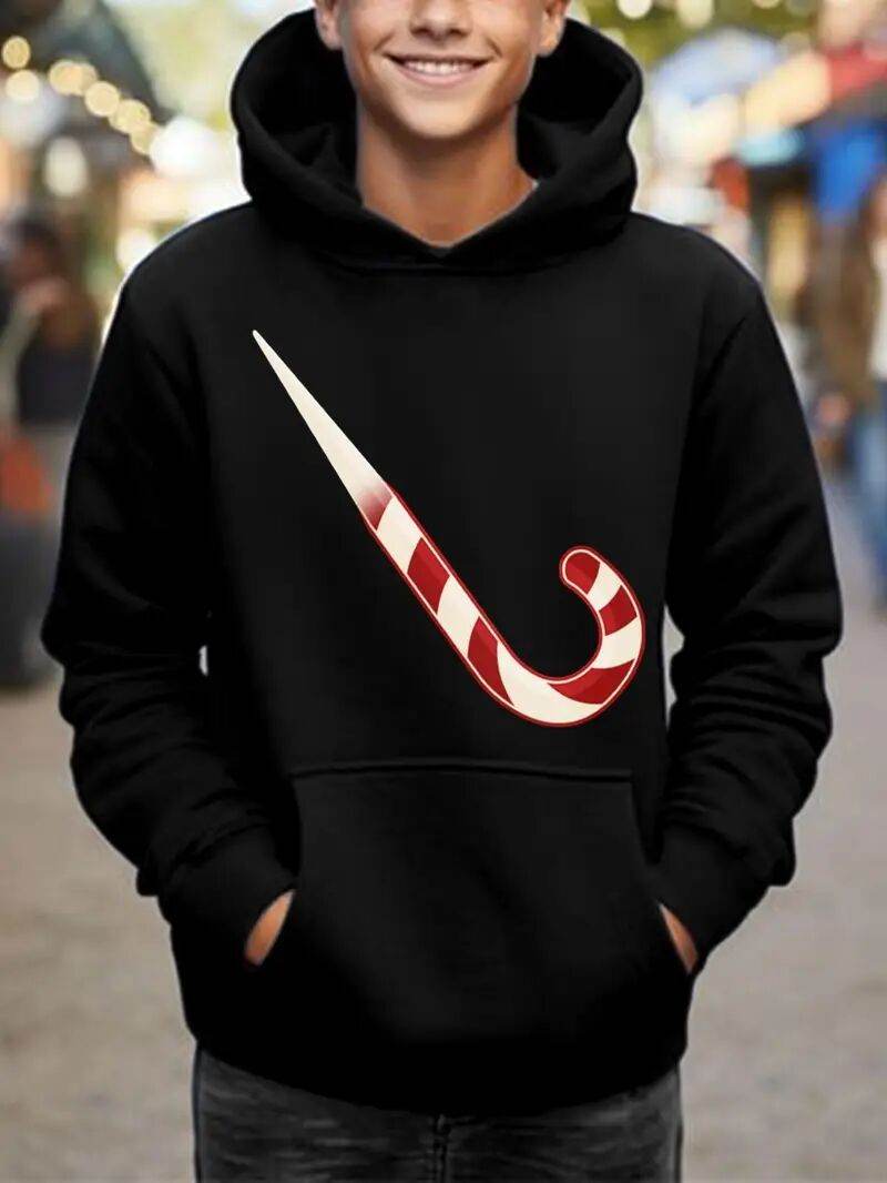 Trendy Men's Printed Hooded Sweatshirt - Stylish Modern Fit for Comfort - Buy Center