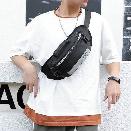 Reflective Waterproof Waist Bag for Men - Stylish Travel & Hiking Pack - Buy Center