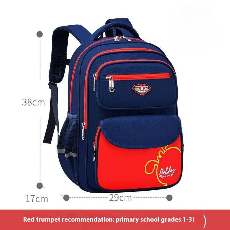 Large Capacity Lightweight Schoolbag - Cute Animal Print for Boys 2025 - Buy Center