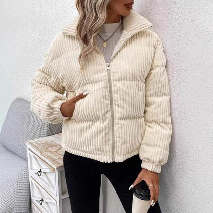 Stylish Corduroy Jacket for Women - Casual Loose Fit, Durable Warmth - Buy Center