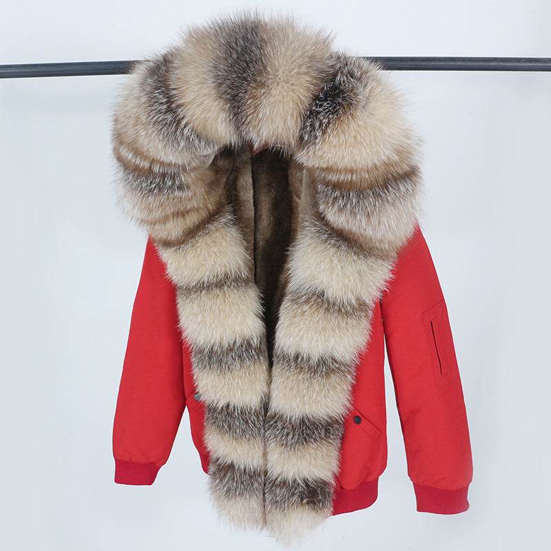 Buycenter Women's Detachable Fur Collar Coat - Stylish and Casual Design - Buy Center