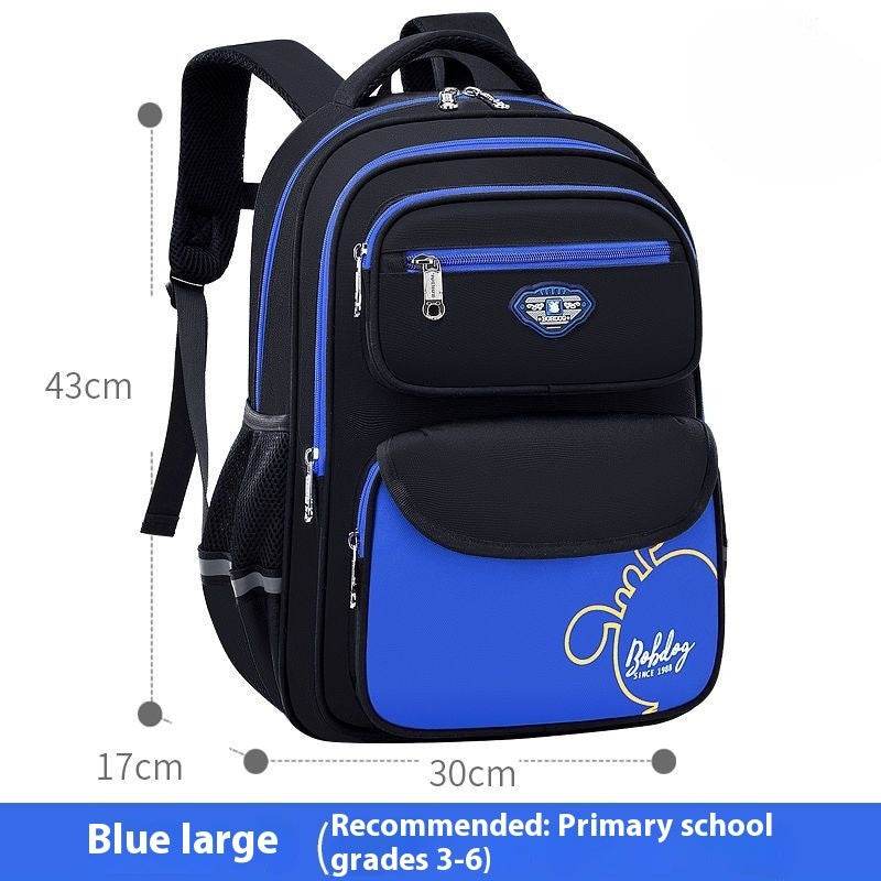 Large Capacity Lightweight Schoolbag - Cute Animal Print for Boys 2025 - Buy Center