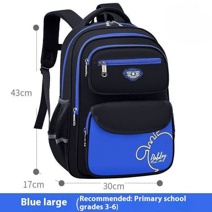 Large Capacity Lightweight Schoolbag - Cute Animal Print for Boys 2025 - Buy Center