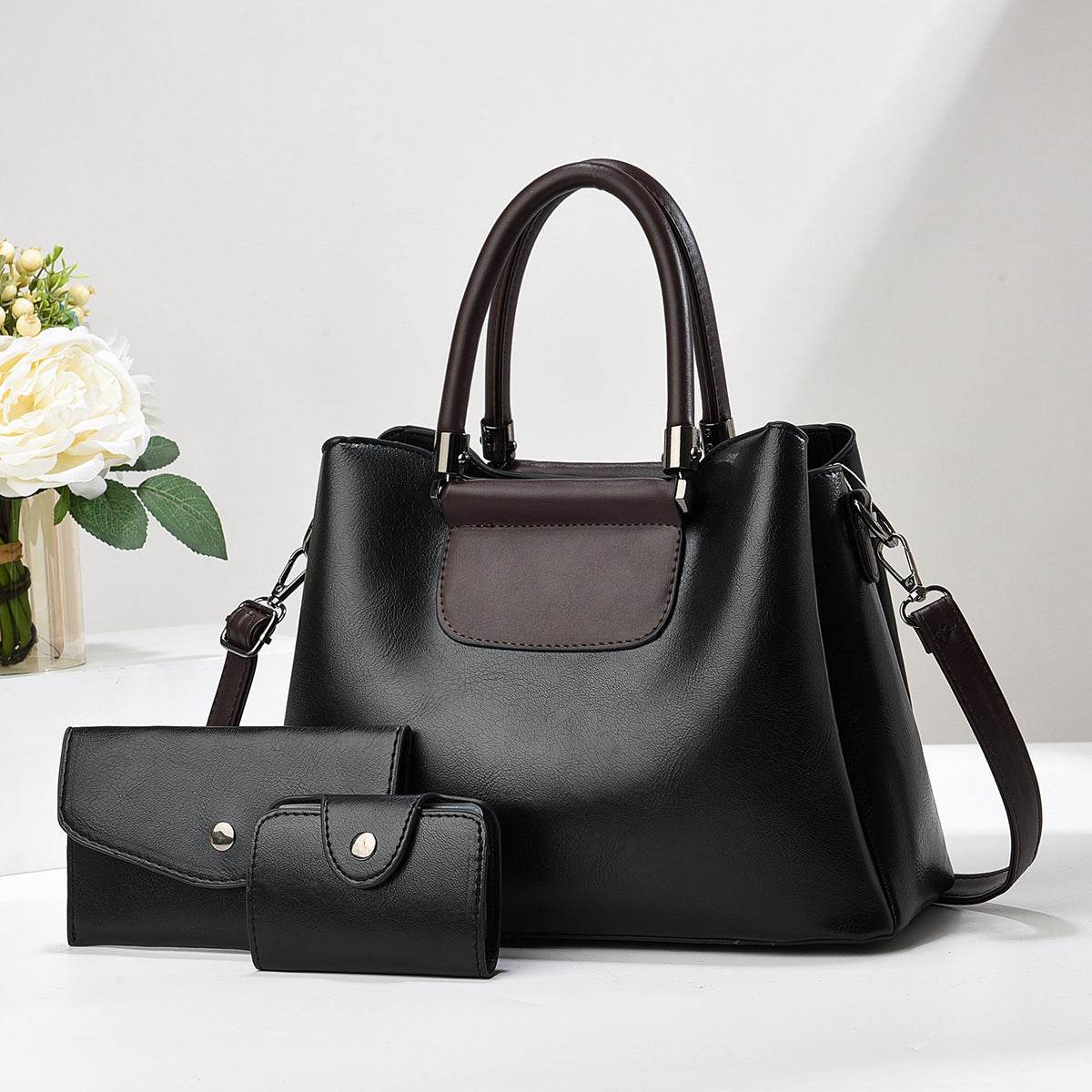 Elegant Women's Autumn Handbag Set - Stylish Large & Medium Bags - Buy Center