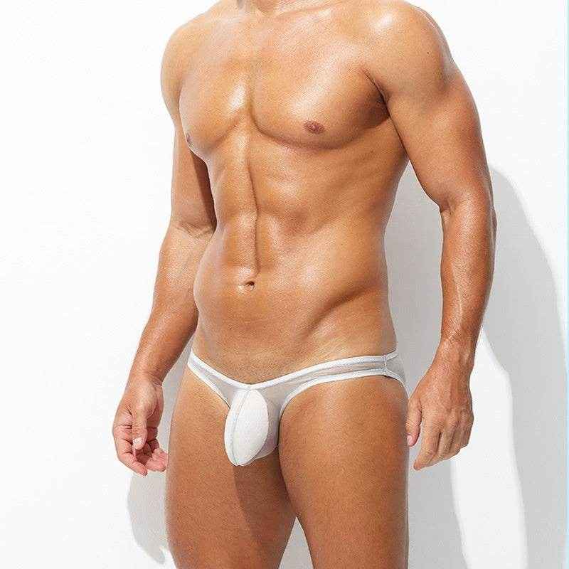 Ultra-Thin Ice Silk Briefs for Men - U-Pouch Design, Breathable Comfort