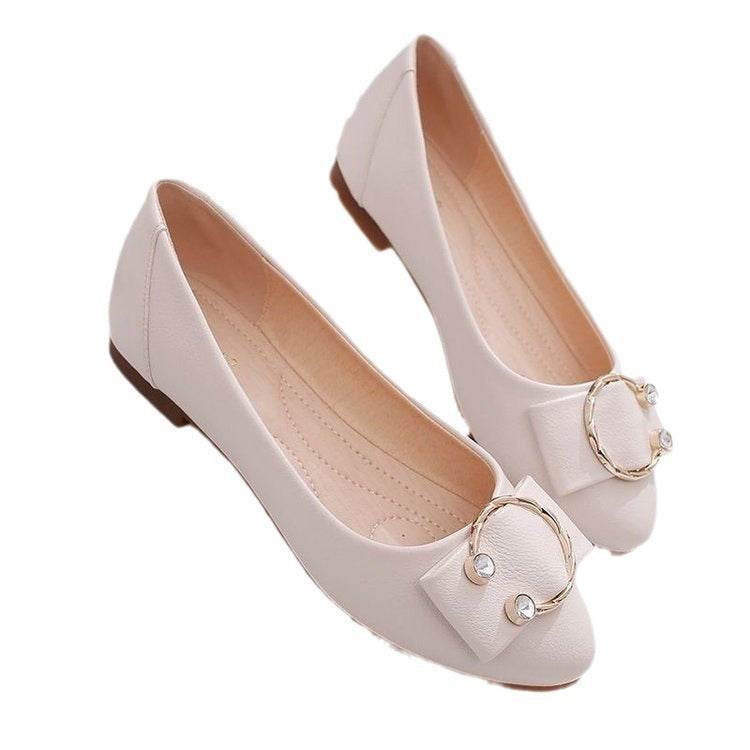 Buycenter Soft Bottom Mary Jane Flats - Casual Low-Cut Shoes for Everyday Use - Buy Center