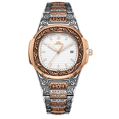 Carved Quartz Parrot Calendar Watch - Glow-in-the-Dark Waterproof Style - Buy Center