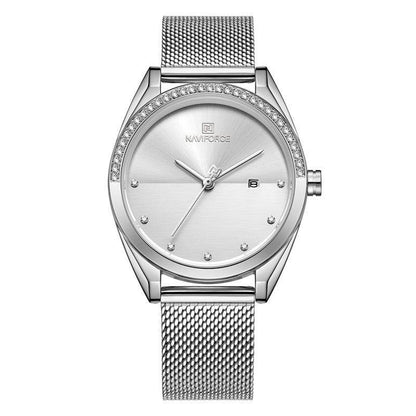 Stylish Waterproof Quartz Watch for Women - Calendar & World Time Feature - Buy Center