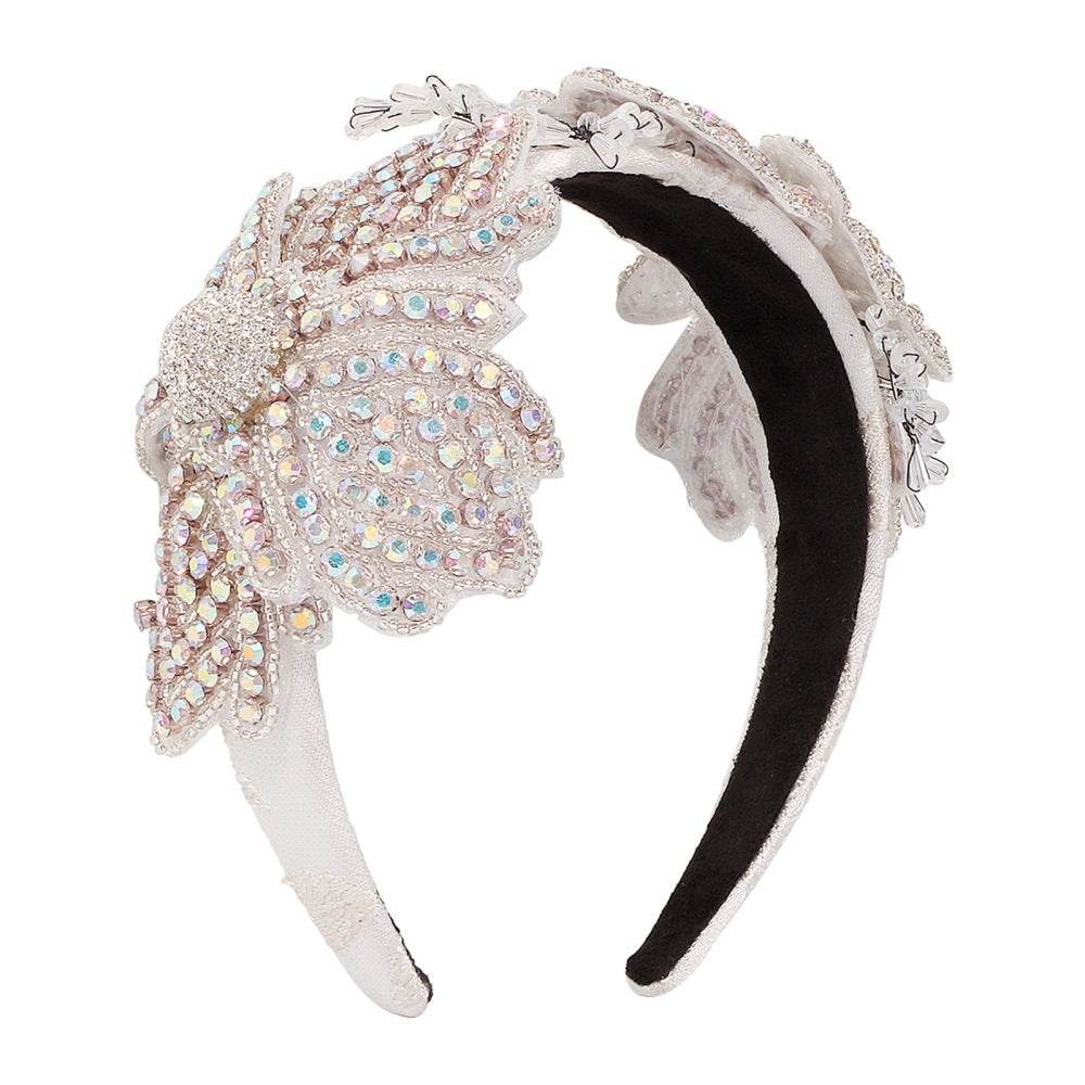 Vintage Crystal Wedding Hair Accessories - Geometric Headband for Brides - Buy Center