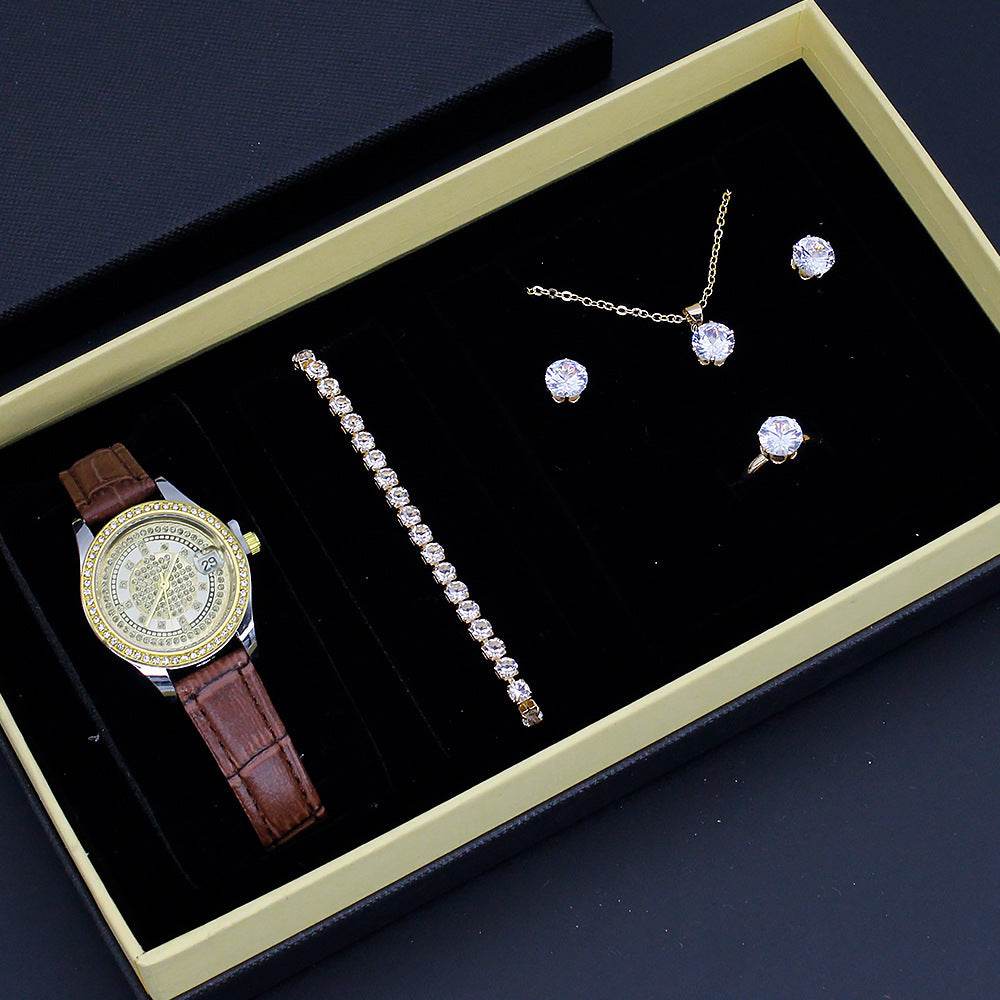 New Ladies Valentine's Day Watch Jewelry Set - Stylish Accessories for Any Occasion - Buy Center