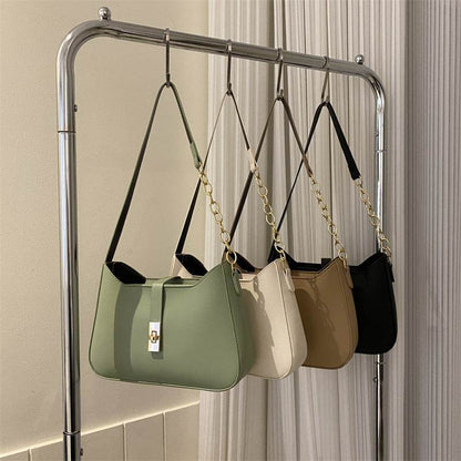 Buycenter Fashion Single-Shoulder Tote Bag - Stylish PU in Black & White - Buy Center