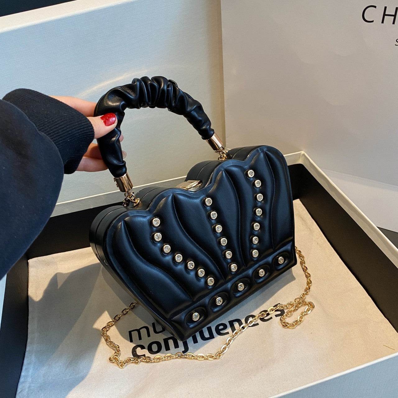 Buycenter Crown Handbags - Elegant Luxury Shoulder Messenger Bag - Buy Center